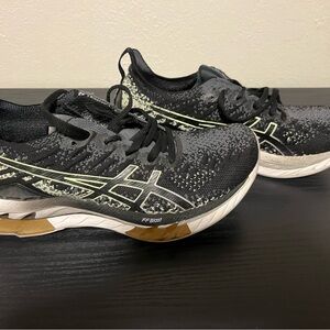 ASICS FFBlast Men’s  Black, Green and White Athletic Shoes-9